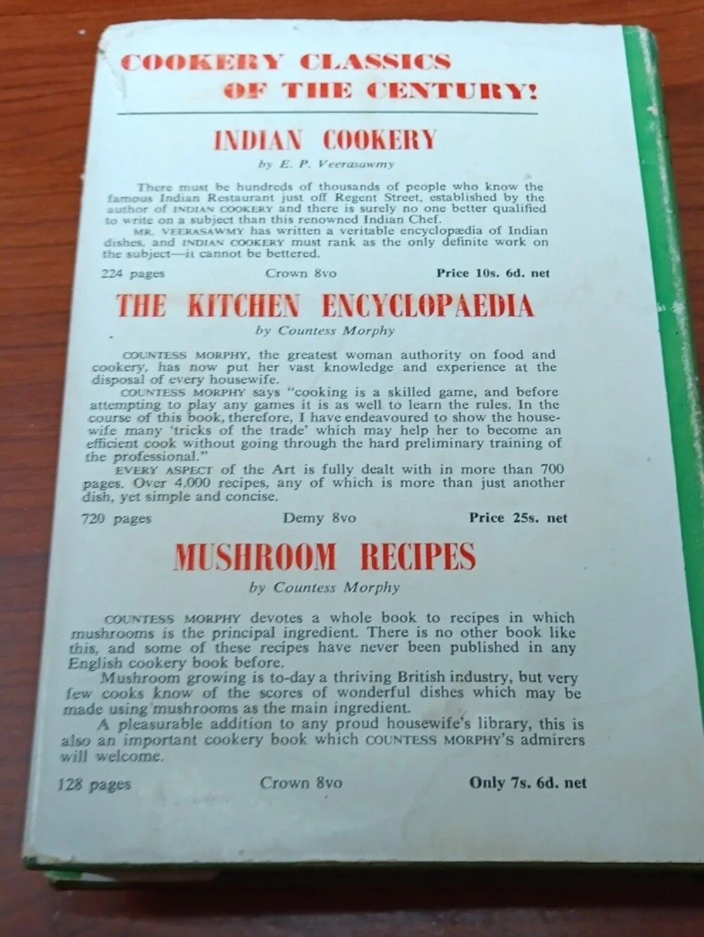 Best Food From India by R.A.P. Hare - RARE with Dust Cover